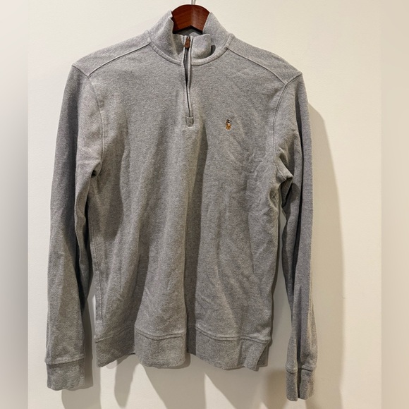 Polo Ralph Lauren Gray Zip-Up Sweater Size XL - Picture 1 of 5